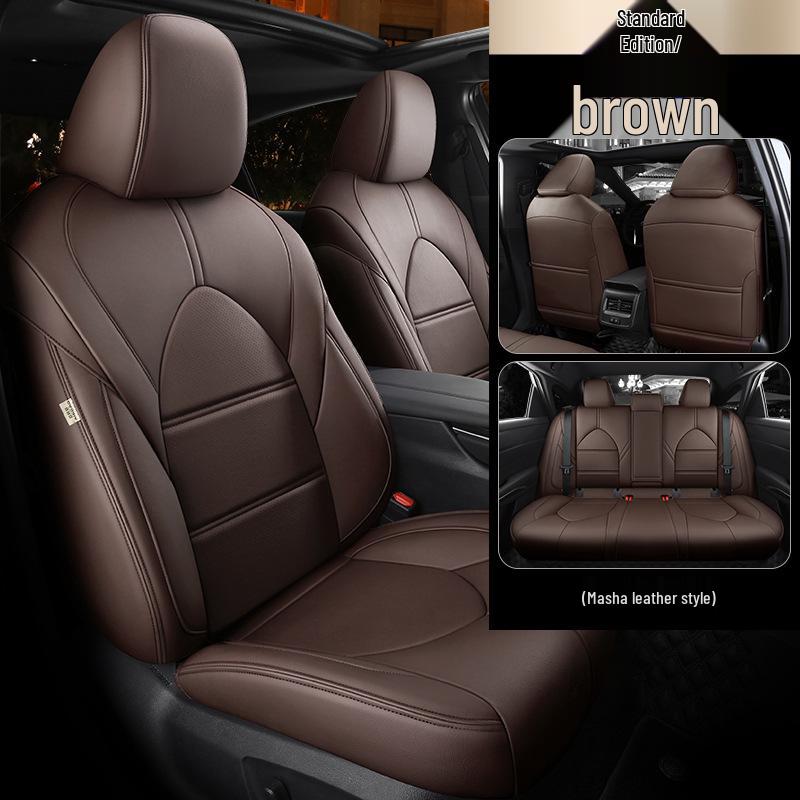Universal Genuine Leather All-Season Car Seat Cover for Five-Seat Models