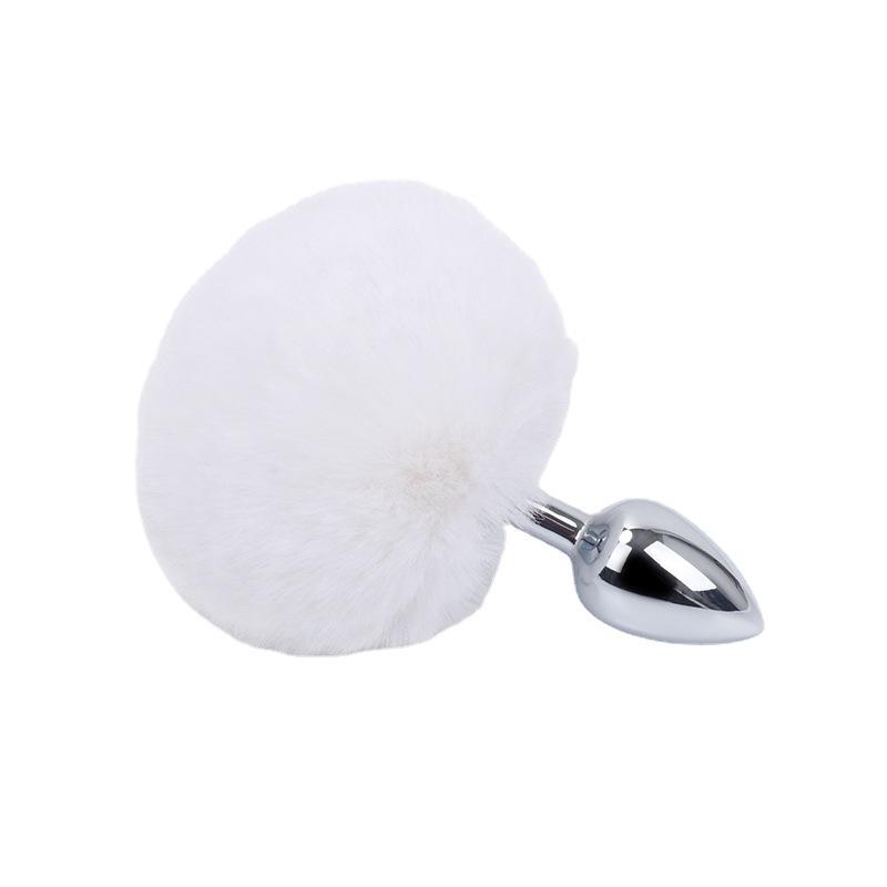 Small 1.8/2.2cm Fox Tail Sex Toys Anal Plug Role-playing Adult Game Couple Training Rabbit Tail Butt Plug Anal Toys for Couple