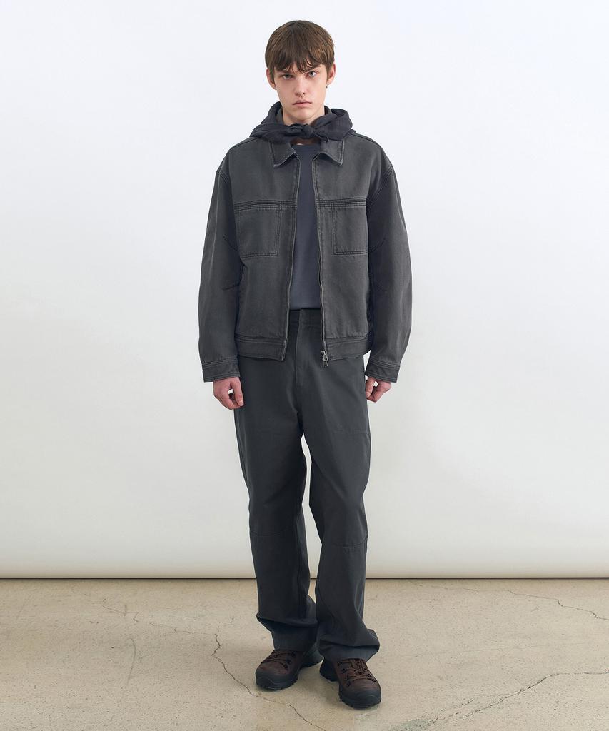 INSILENCE Military Cotton Pants Dark Grey