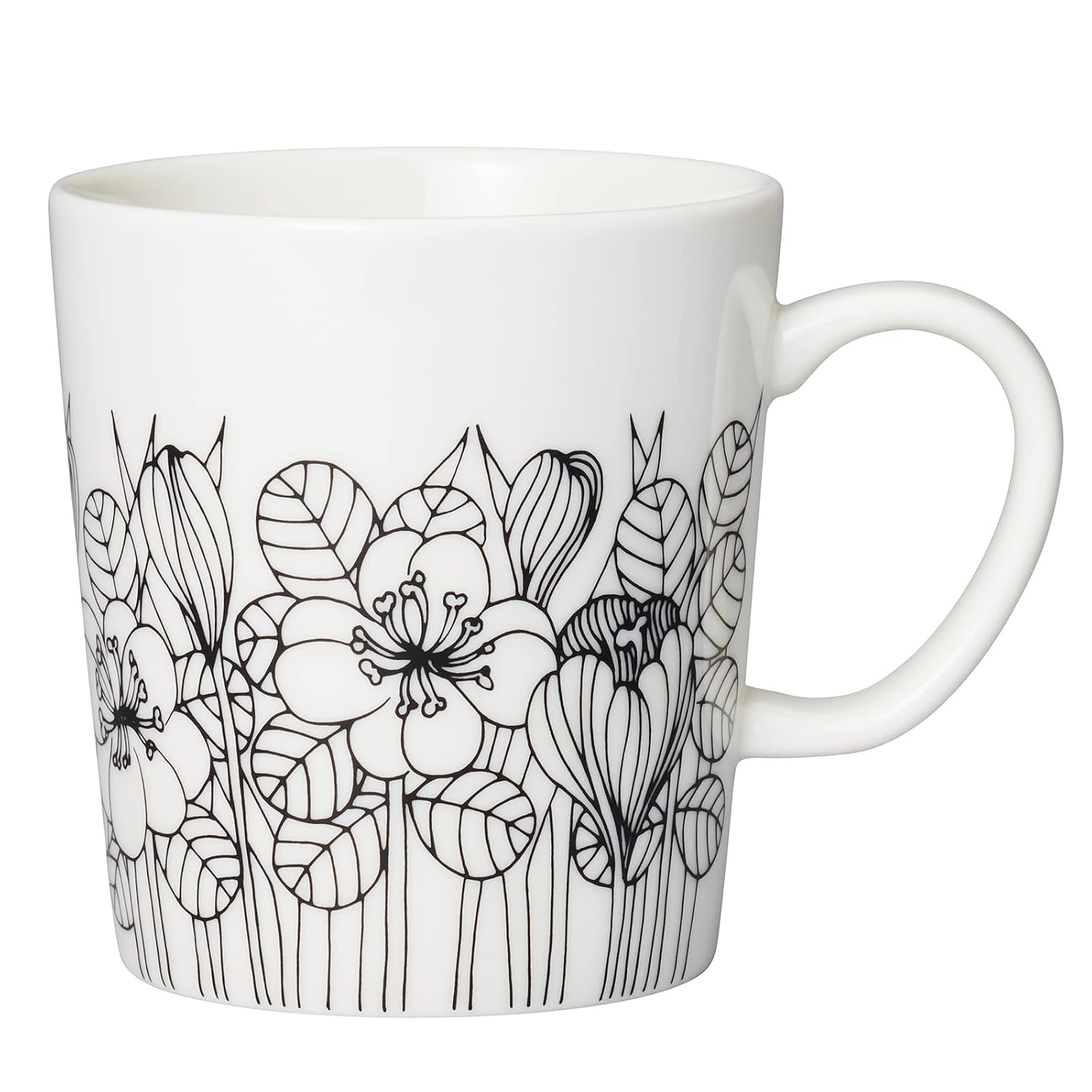 Genuine Import Arabia Crocus Mug 0.3L Black