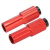 RISK 2pcs Set Bicycle Micro Adjustable Screws Anodizing Bike Adjustable Derailleur Regulator ScrewRed