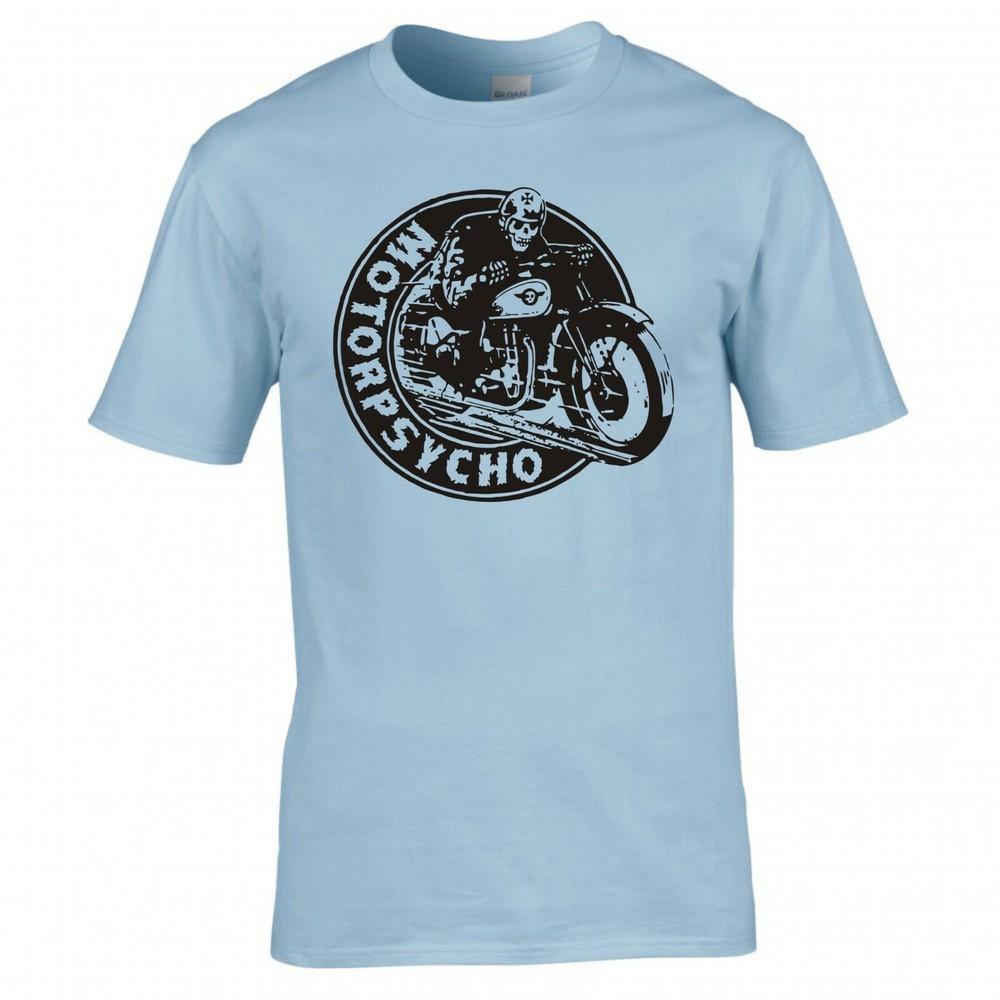 Motorcycle Motorpsycho Skeleton Rider Tshirt 2XL