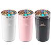 Parfumier Auto Colorat cu Lumină de Noapte 300ml Difuzor de Aromă pentru Casă Alimentat prin USB Umidificator Mic Temporizator Mod Dublu pentru Birou Dormitor