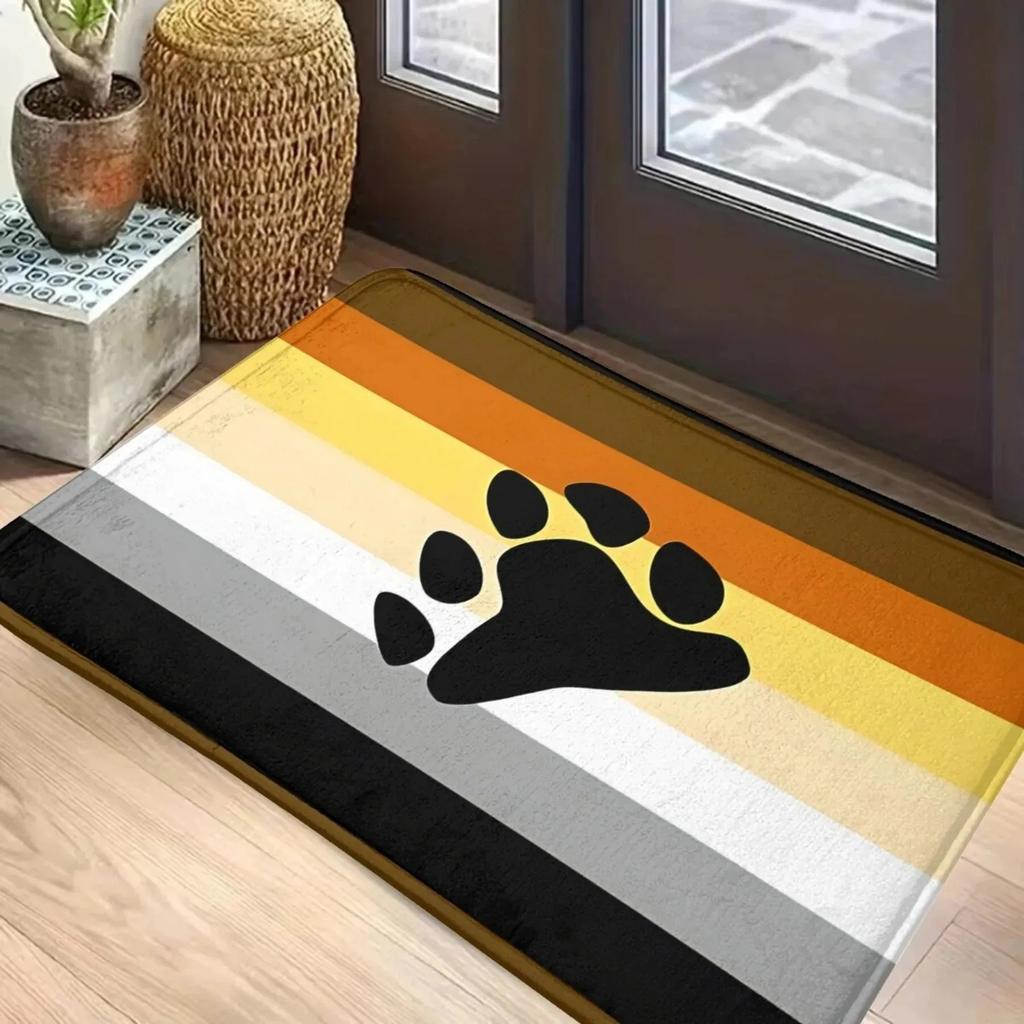 1PC Cat Pattern Kitchen Rug Non-Slip Door Mats Pop Design Bathroom Rug Bath Mat Carpet for Home Sink Laundry Decor