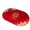Red Diatomaceous Earth Bathroom & Entrance Mat - Water-Absorbent, Dirt & Wear Resistant