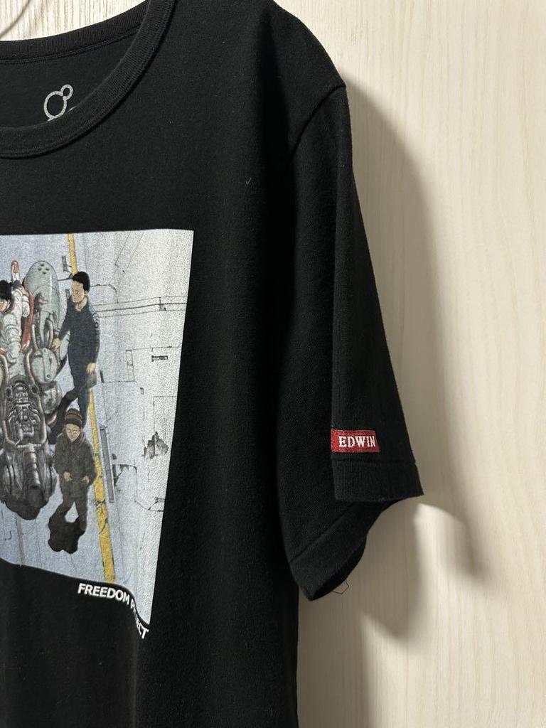 [USED] EDWIN × FREEDOM PROJECT L size T-shirt