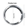 Left and Right Front Fog Light Surround Trim, 2011-2017 Plastic Snap On Pair for Front Lamp Opening Repair, Ref 52712-08020 52713-08020