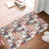 Felpudo Antideslizante Alfombra para Puerta Alfombrilla Alfombra de Baño Cocina Baño 40*60cm
