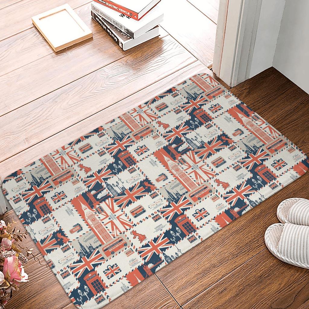 Felpudo Antideslizante Alfombra para Puerta Alfombrilla Alfombra de Baño Cocina Baño 40*60cm