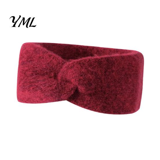 Wide Headband for Winter Sports Women Headband, Twist Knot Knitted Thick Warm Ear Knit Travel Warmers, Cozy Head Wrap Cold Weather Autumn Accessories
