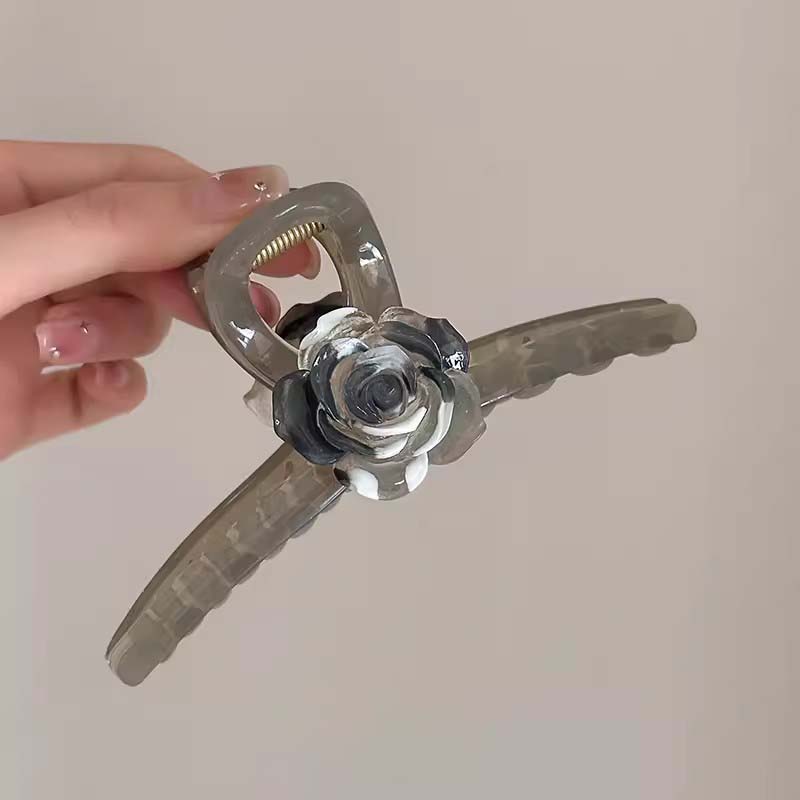 

Модные заколки для волос из ацетата, корейские леопардовые заколки для волос для женщин, темпераментные большие заколки для волос, заколки в виде акулы, женские темпераментные аксессуары для волос серый