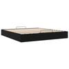 Ottoman Bed Frame in Black King Size Faux Leather