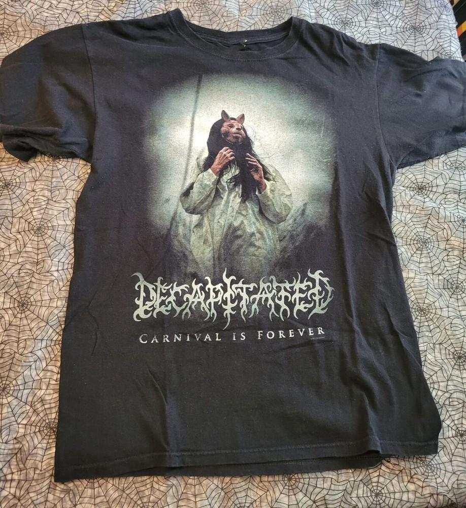 Rare Decapitated Rock Band Shirt Short Sleeve Black S5XL HL055 Unisex T-Shirt S