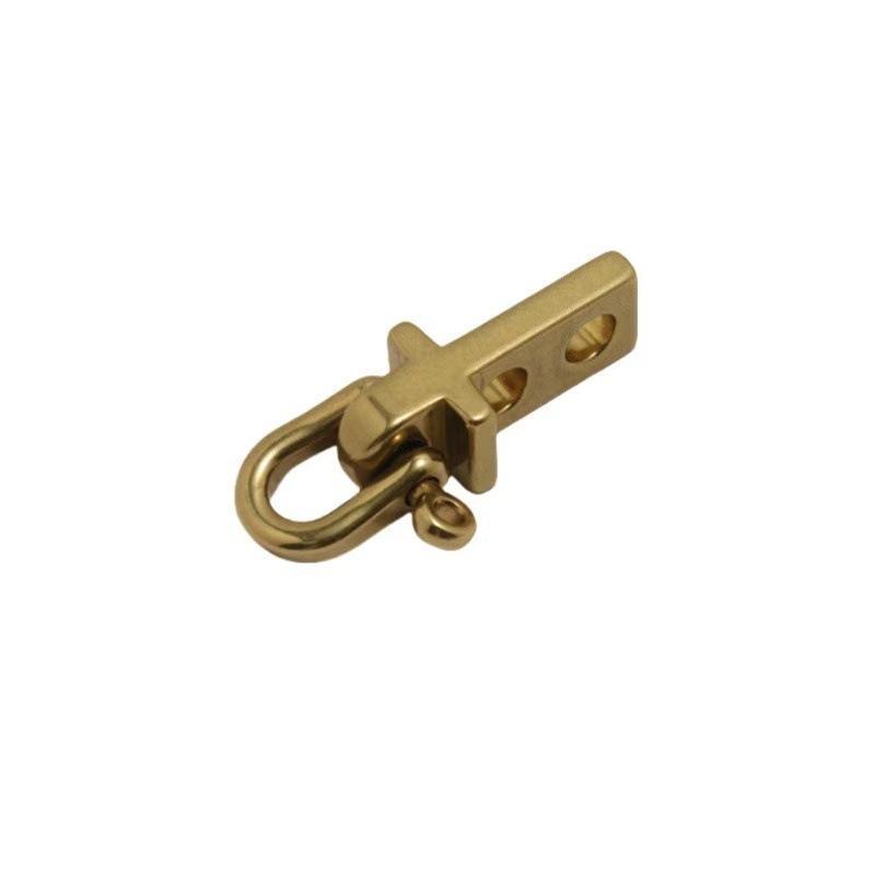 Massiver Messing Schlüsselanhänger Karabiner Schäkel Vintage Motorrad Schlüsselanhänger Schlüsselanhänger Zubehör DIY Hardware Teile
