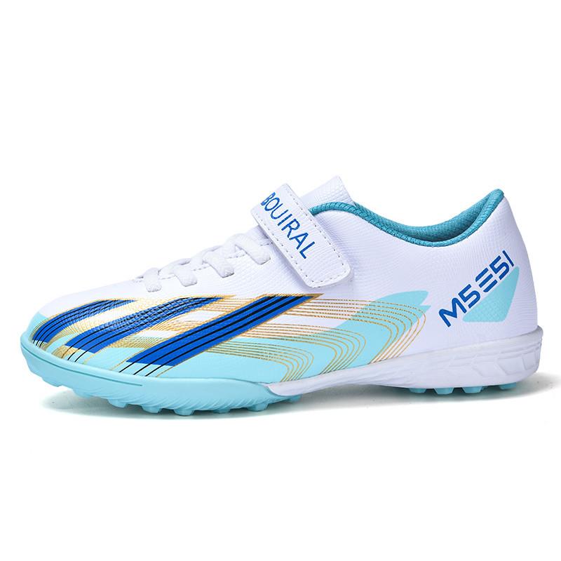 Children'S Football Shoes Boys And Girls Teenagers Tf Broken Nails Artificial Turf Ag Nails Leather Foot Training Shoes Lightweight