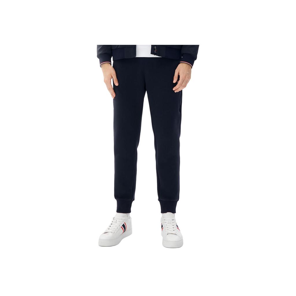 Fila Basic Cuffed Solid Knit Casual Long Pants Men Bottoms Legendary-Blue F11M241602F-NV