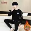 YUZHAOLIN Men's Fleece-Lined Thermal Underwear Set