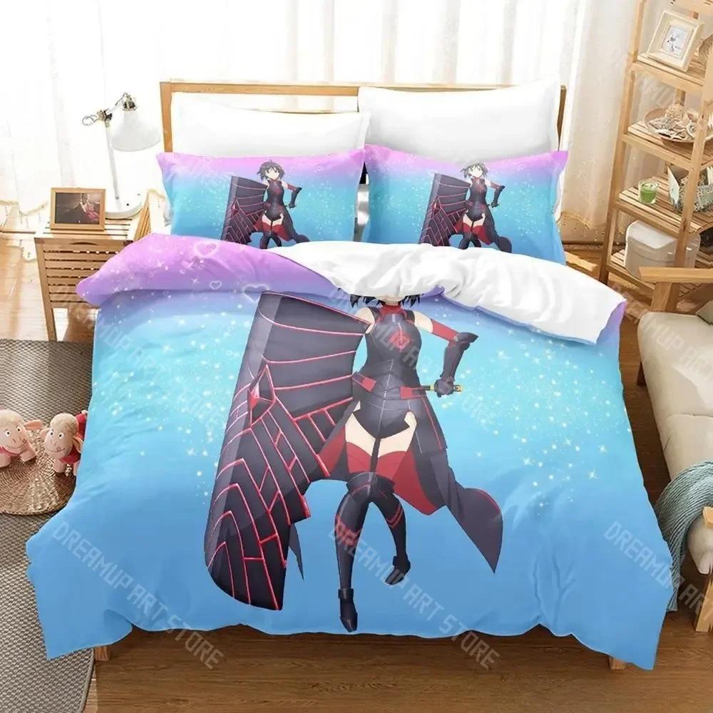 3D Print BOFURI I Don’t Want to Get Hurt, so I’ll Max Out My Defense Anime Bedding Set Single Twin Full Queen King Size Bed Set