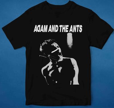 Vintage Alle Maten Unisex Adam and the Ants T-shirt Volwassene ZL813