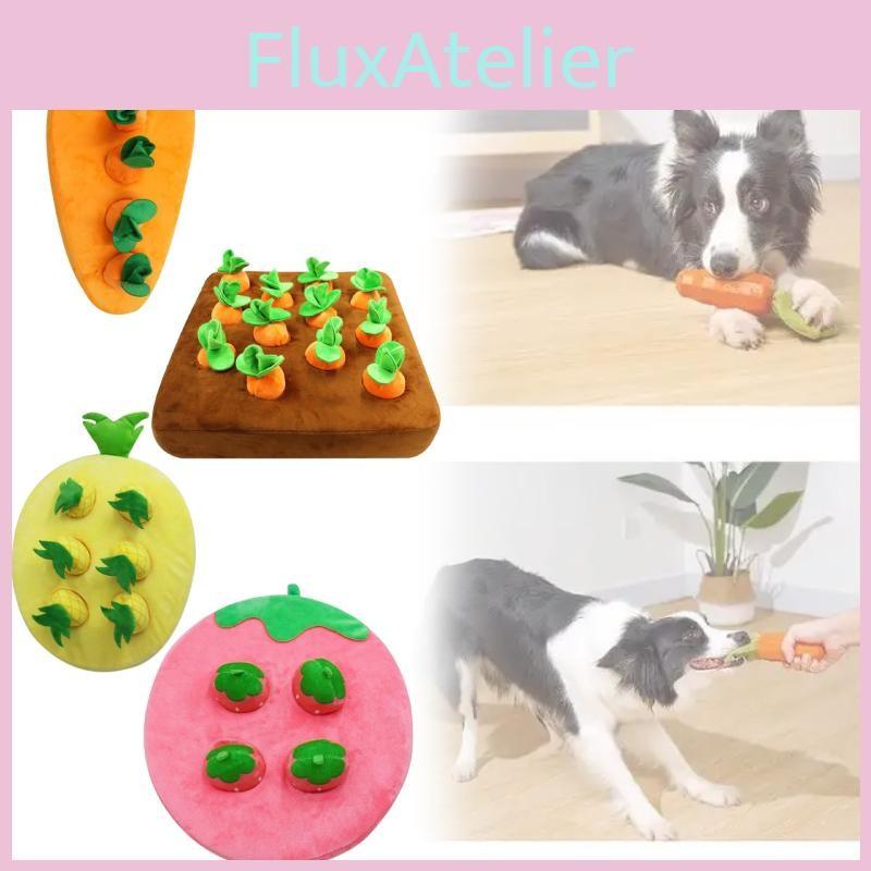 Interactive Dog Toys Strawberry Pineapple Carrot Snuffle Mat Dogs Puzzle Plush
