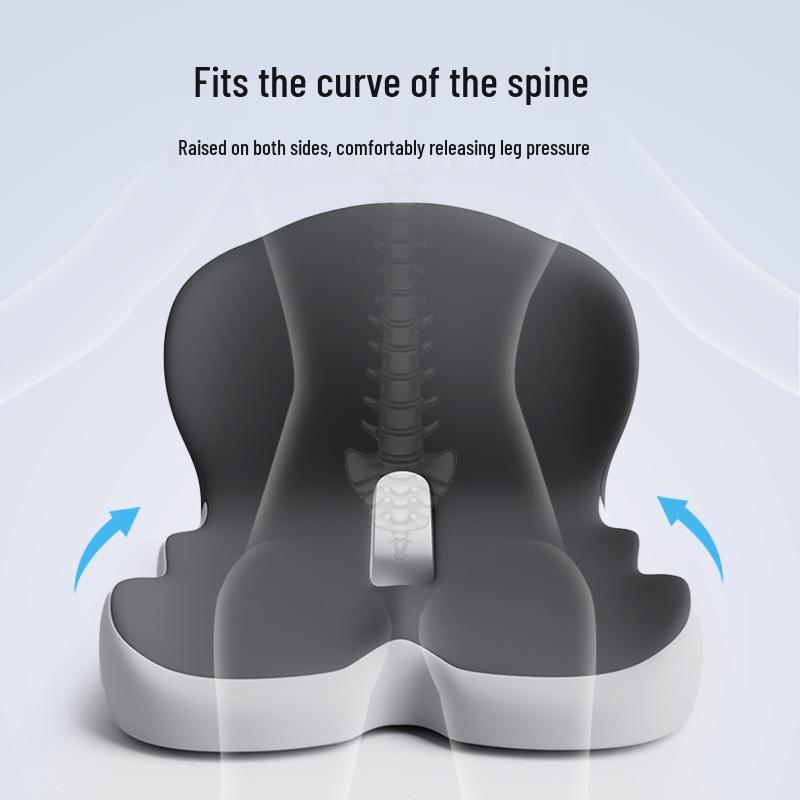 Memory Foam Seat and Back Cushion for Office, Student, Elderly, Car - Lumbar and Butt Support for Long Sitting