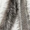 1M Big Fur Collar DIY Hat Brim Plush Strip New Fluffy Trim