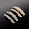 Bling Cubic Zircon Hip Hop Teeth Grillz For Unisex Top Bottom Mouth Removable Dental  Cosply Teeth Jewelry