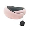 Airplane Travel Pillow Headrest Ergonomic Breathable Foldable U Shaped Soft Neck Support