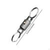 Titanium Quick Release Keychain Compact Multifunctional Key Chain Connector 360° Rotating for
