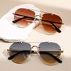 JYL TS Sunglasses UV Protection Frameless Double Beam Pilot UV/3182