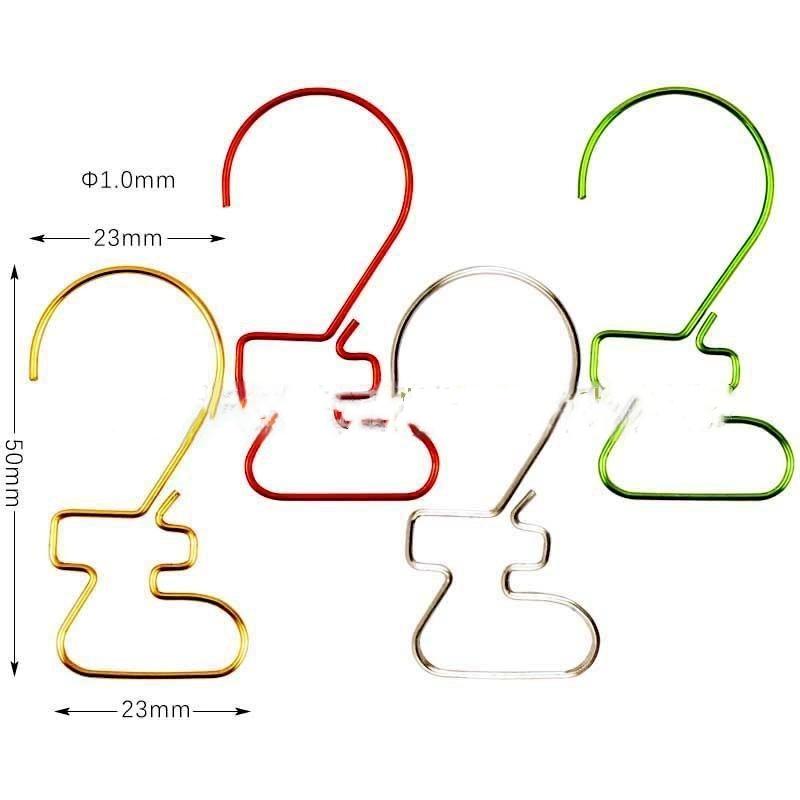 12/20Pcs/Set Party Supplies Christmas Decoration Hanger Hooks Xmas Tree Hook S Shaped Metal Hook
