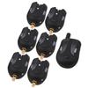 Lixada Wireless Digital Fishing Alarm Fishing Bite Alarms Set Fishing Receiver Sound Alert Kit Led Alarm Indicator with Portable