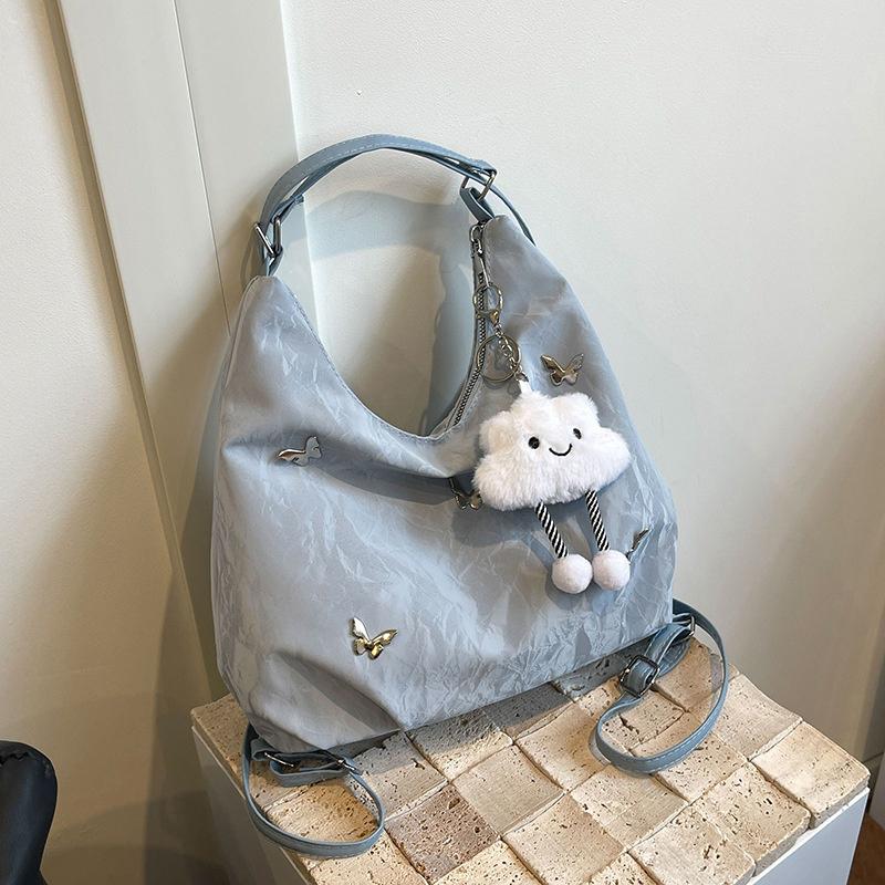 Large Capacity Bag For Women 2025  Summer  Butterfly Decoration Tote Backpack Shoulder Crossbody Bag