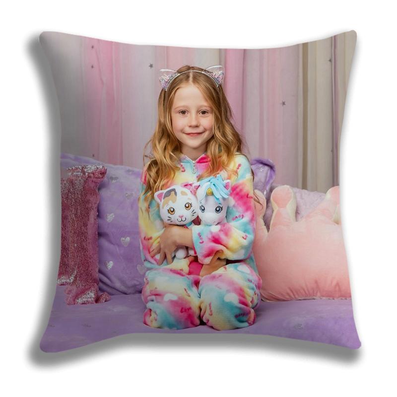 Like Nastya Printed Pillow Case Cushion Cover Decorative Soft Comfortable Pillowcase Home Sofa Chair Seat Decor Pillow Case Gift