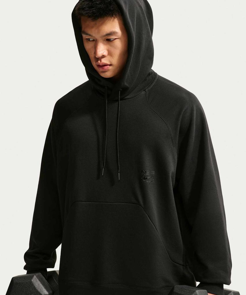 NIKE N.A.C. Dri-Fit Oversized Fleece Training Hoodie M - Black / Im3610-010