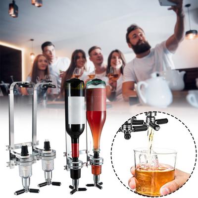Dispensador de bebidas para bar em casa, suporte para garrafa de vinho à prova de vazamentos, dispensador de bebidas de cabeça para baixo
