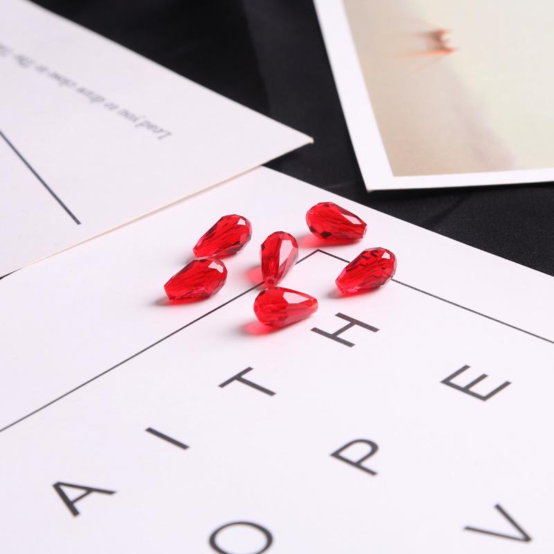 Premium Teardrop Faceted Crystal Beads for DIY Jewelry Making