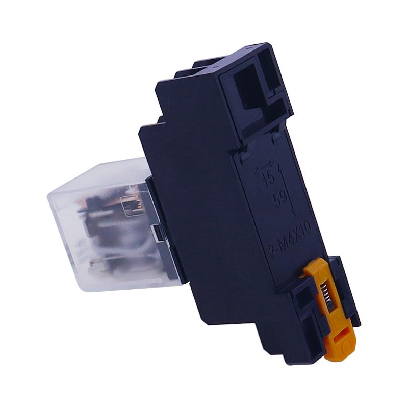 1Set High-Quality AC/DC 6V 12V 24V 36V 48V 110V 220V 380V Coil Power Relay LY2NJ DPDT 8 Pin HH62P JQX-13F With Socket Base Relays 5