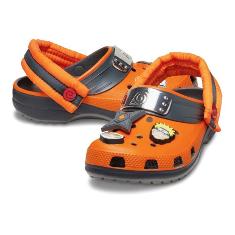 Naruto Shippuden X Crocs Classic Clog Kids Naruto Kids Sneakers Orange 209460-014