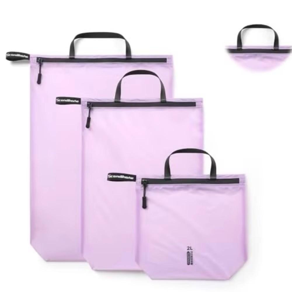Nylon Wet Dry Bag Zipper Closure Waterproof Storage Pouch Portable Travel Organizer Bag  For Travel