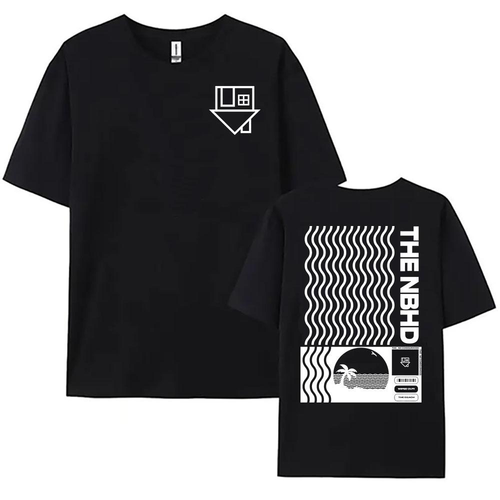 Wiped Out Album Tlačené Tričká The Neighbourhood NBHD Kapela Tričko Bavlna Vysoká Kvalita Letné Tričko Dámske Pánske Oblečenie Tee