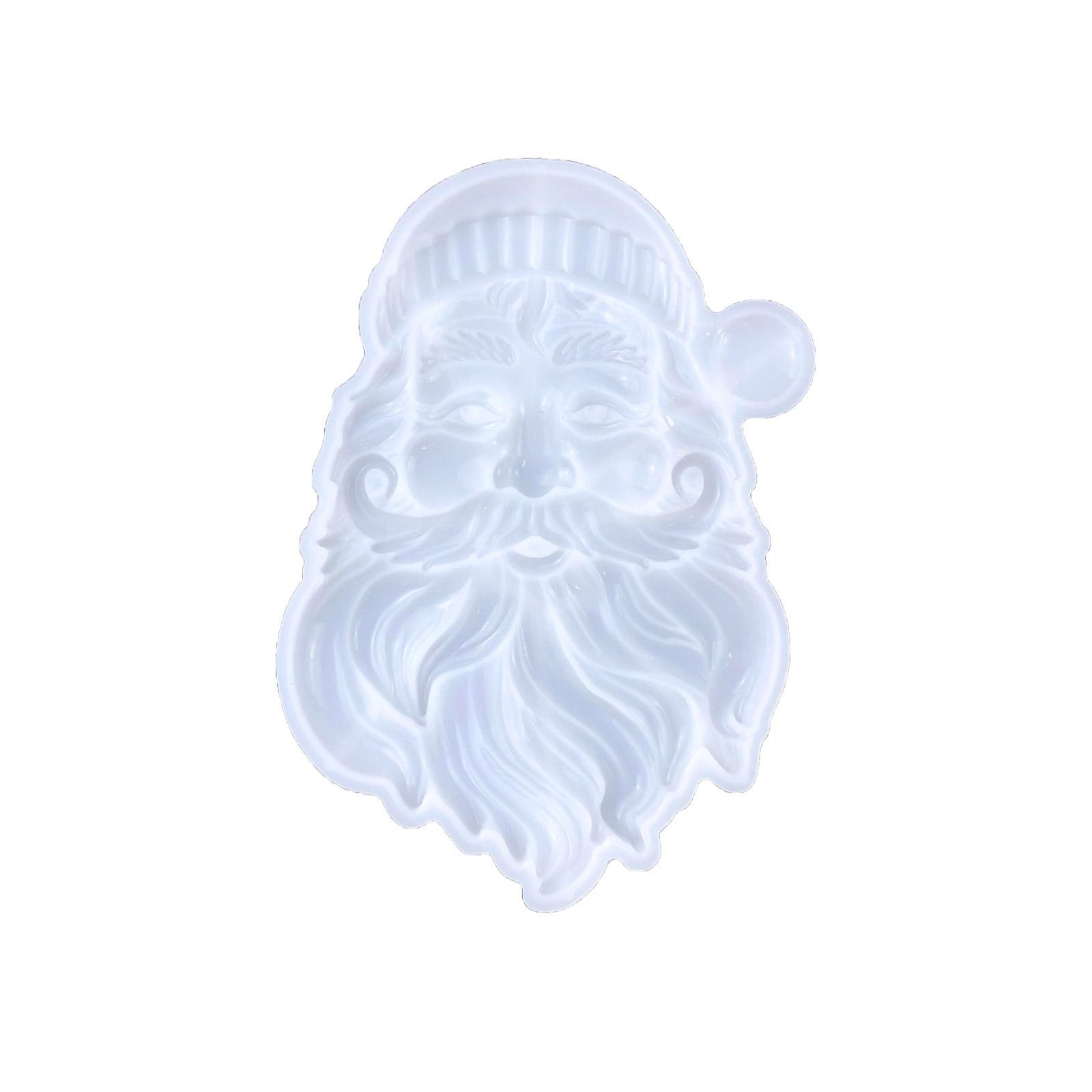 

Wall Hanging Moulds Santa Claus Bell Silicone Mold Stereo Epoxy Resin Mould for DIY Craft Christmas Home Decoration чистый
