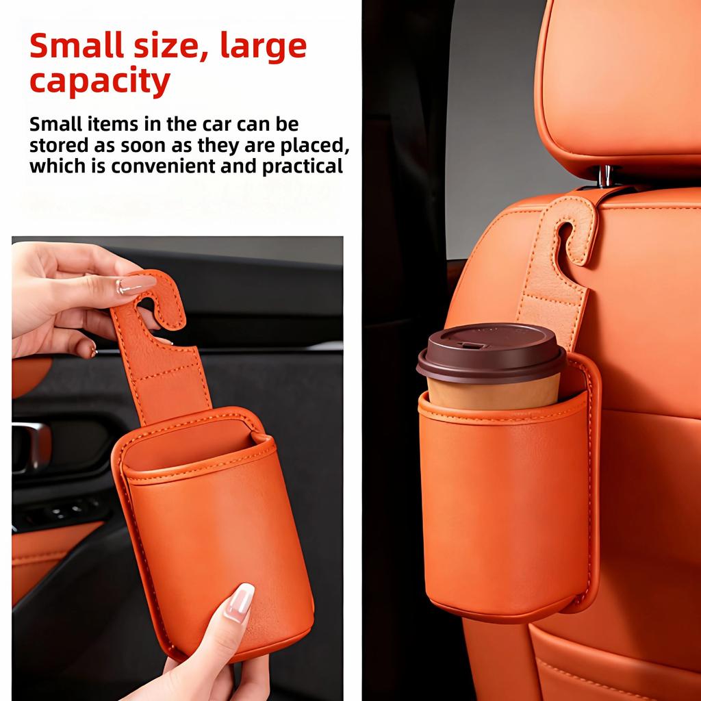 Car Door Side Storage Box Car Seat Back Hanging Storage Water Cup Holder Side Storage Beverage Holder
