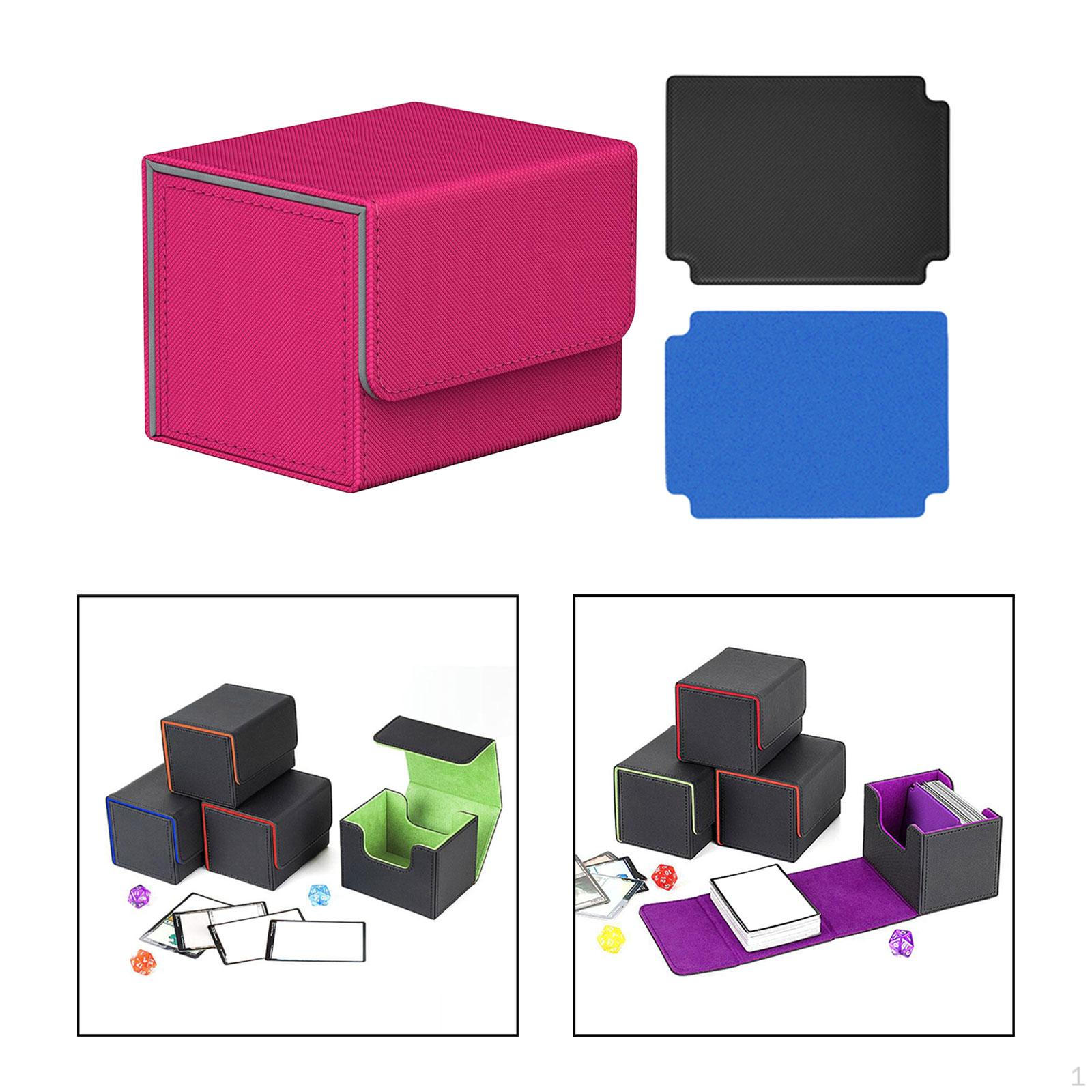 Trading Card Deck Box Premium Collectible Durable Standard Playing Pink