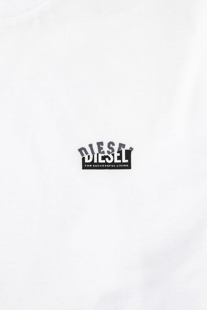 Diesel A15393RPATI 100 Weiß L Herren T-Shirt T-JUST-LS-SITUATION T-SHIRT