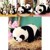 Panda Plush Stuffed Animal Toy With Short Plush Fur And Pp Cotton Fill For Kids Gift