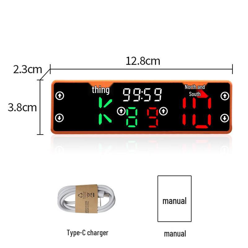 Portable LED Guandan Scoreboard with Timer