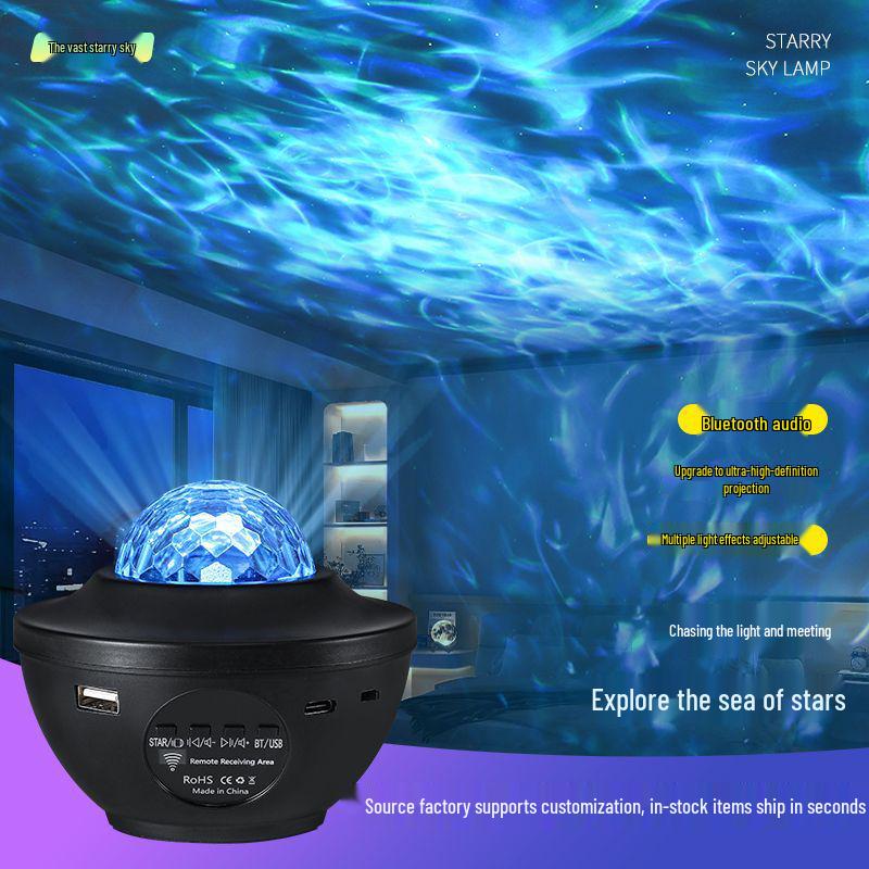 Sternenhimmelprojektor: USB-Stecker Laser-Nachtlicht für Schlafzimmer und Partys