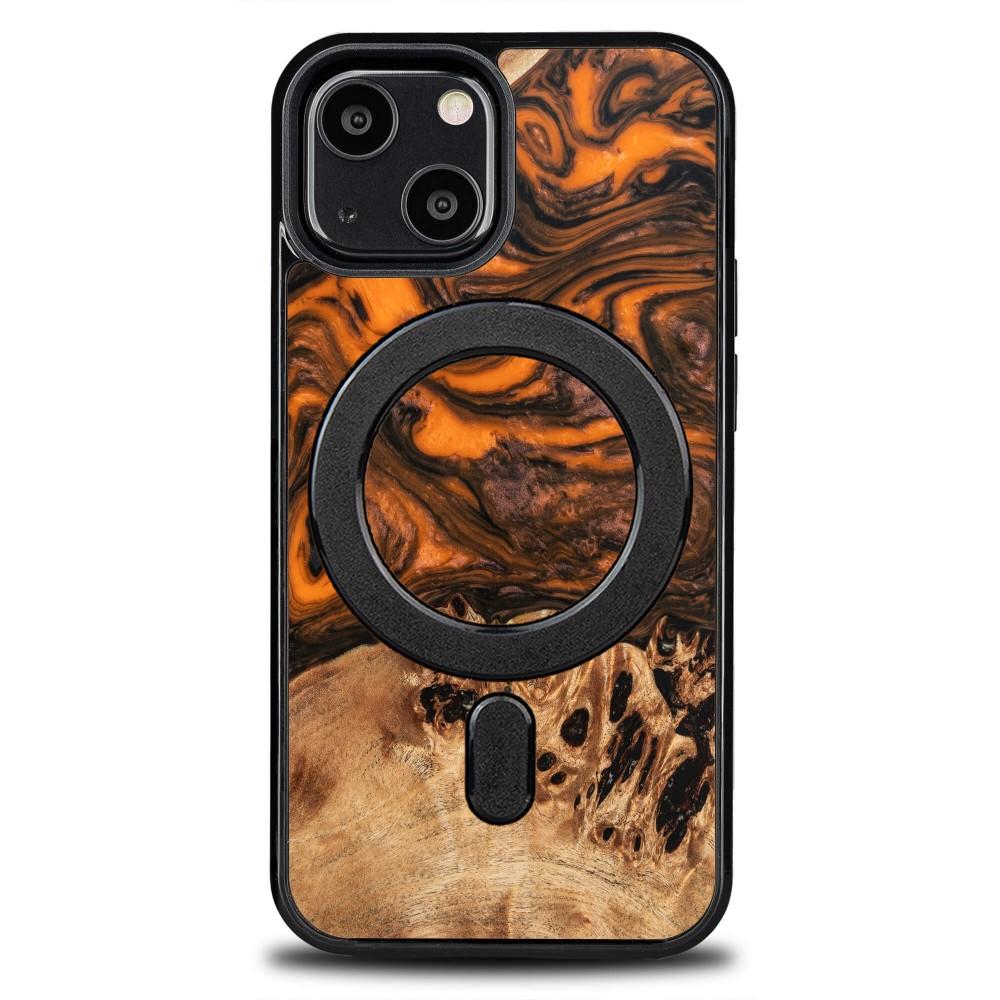 Bewood Unique case for iPhone 13 Mini - Orange with MagSafe