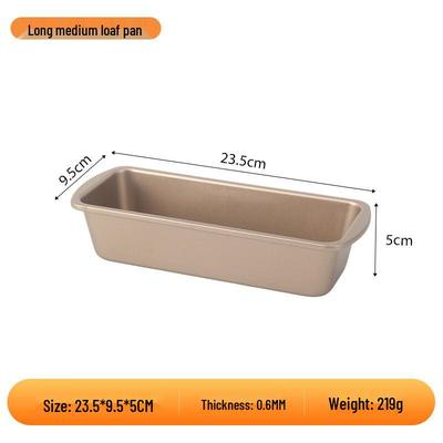 ZISIZ Non-stick Long Loaf Toast Mold Set